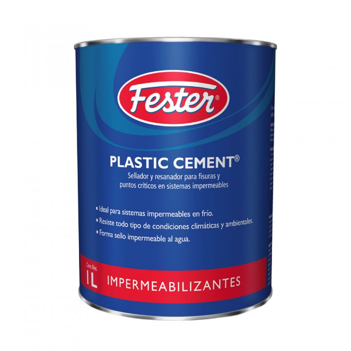 FESTER PLASTIC CEMENT 1L - Quiroz Impermeabilizantes